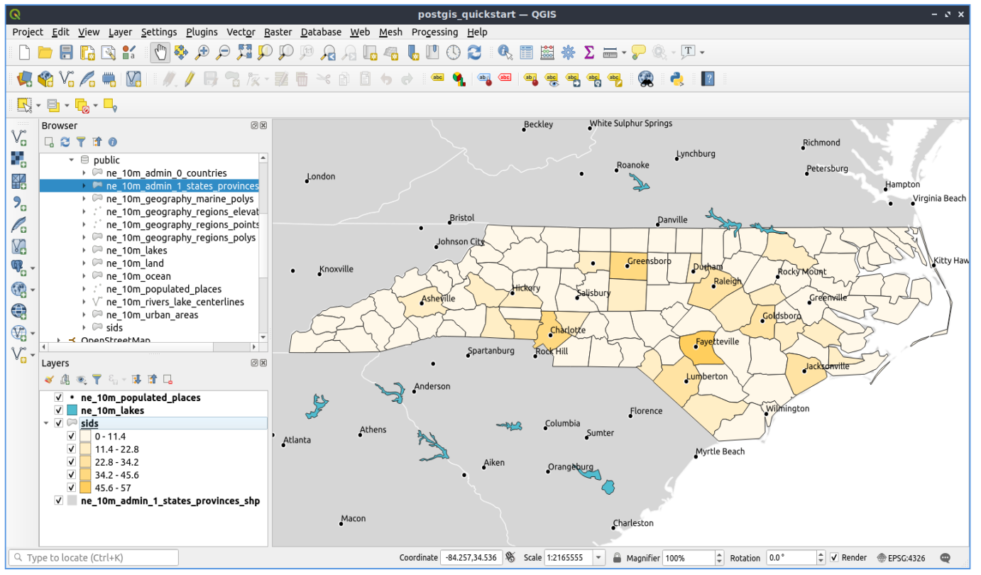 SIDS data mapped