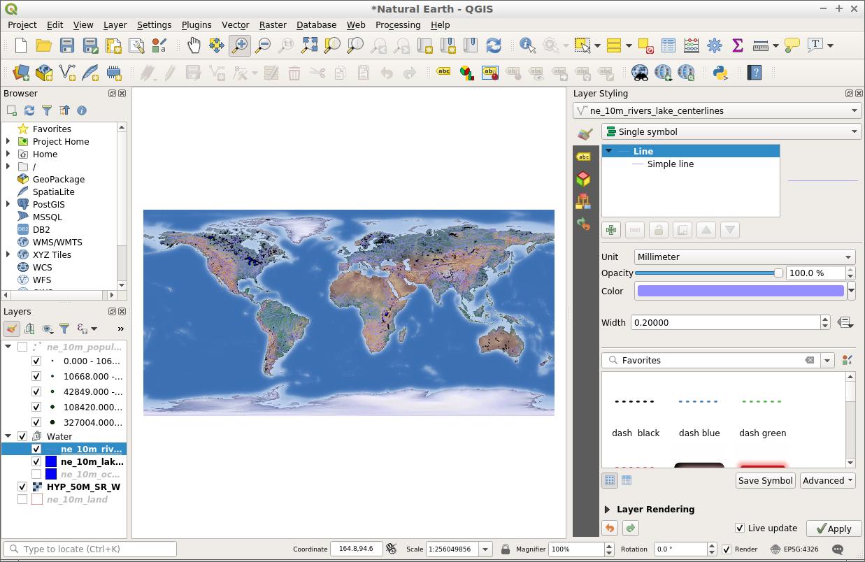 QGIS style result