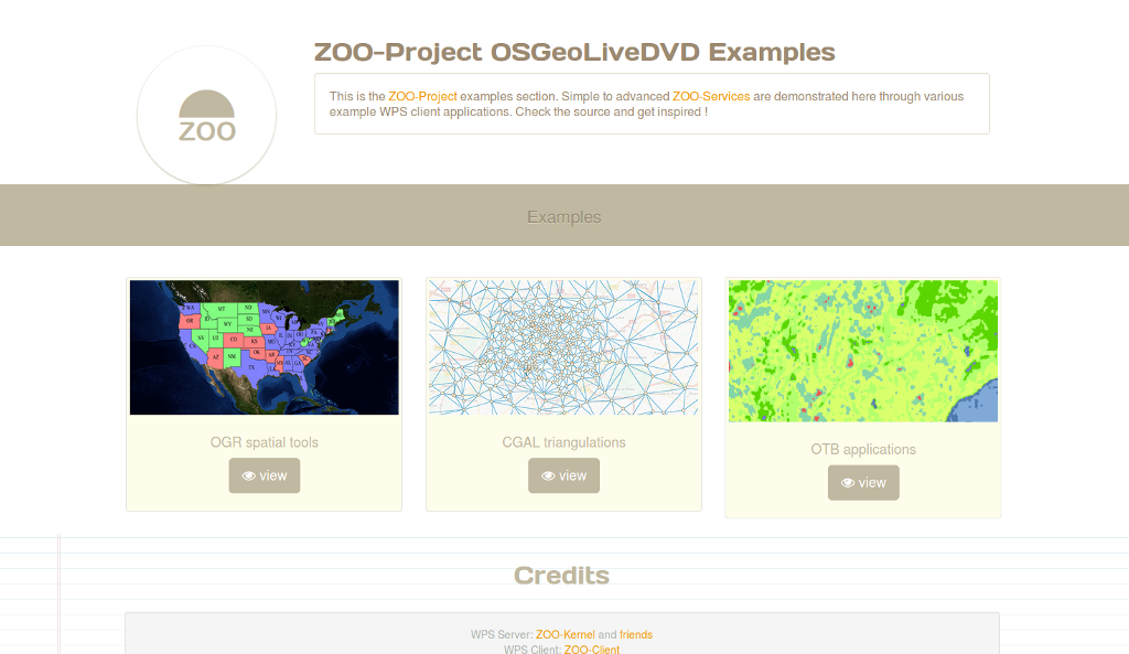 screenshot di zoo-project
