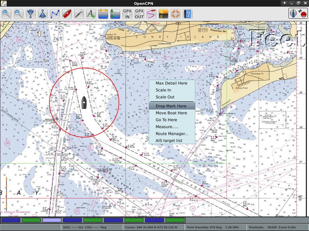 charts for opencpn