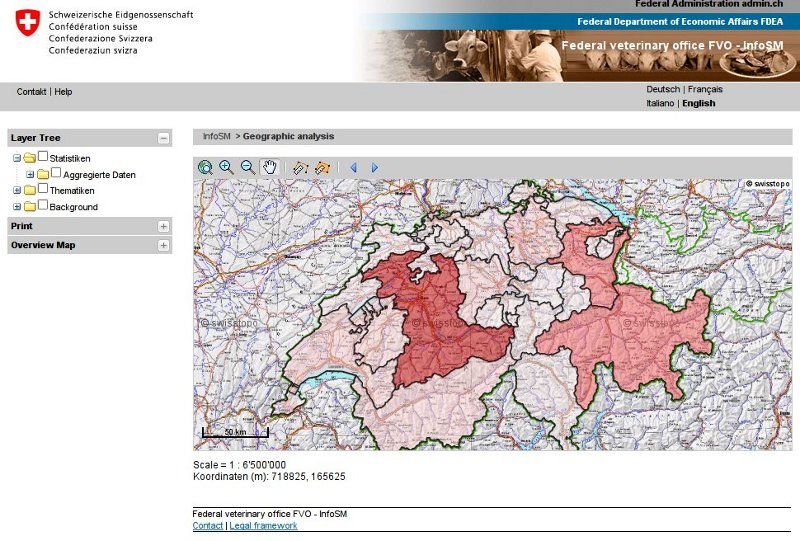 Capture d'écran de Mapfish