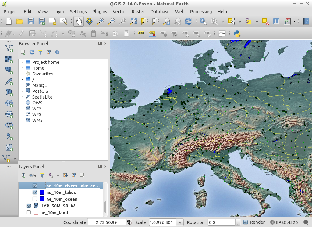 Qgis карта россии