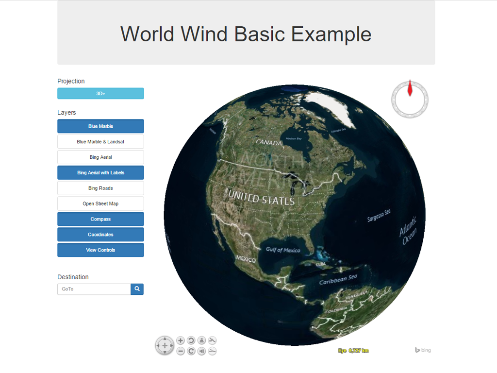 Web World Wind Example