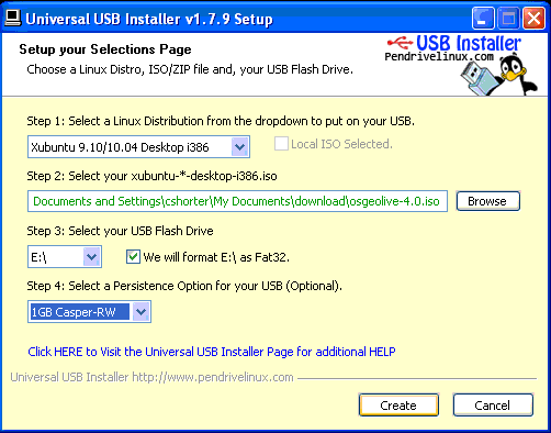 ubuntu 11.04 sur cle usb